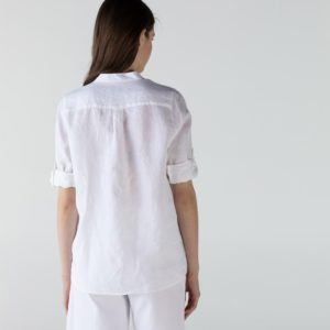 Рубашка Lacoste , цвет белый, для женщин