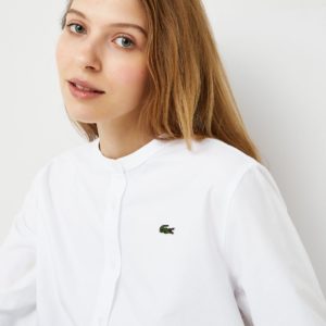 Рубашка Lacoste , цвет белый, для женщин