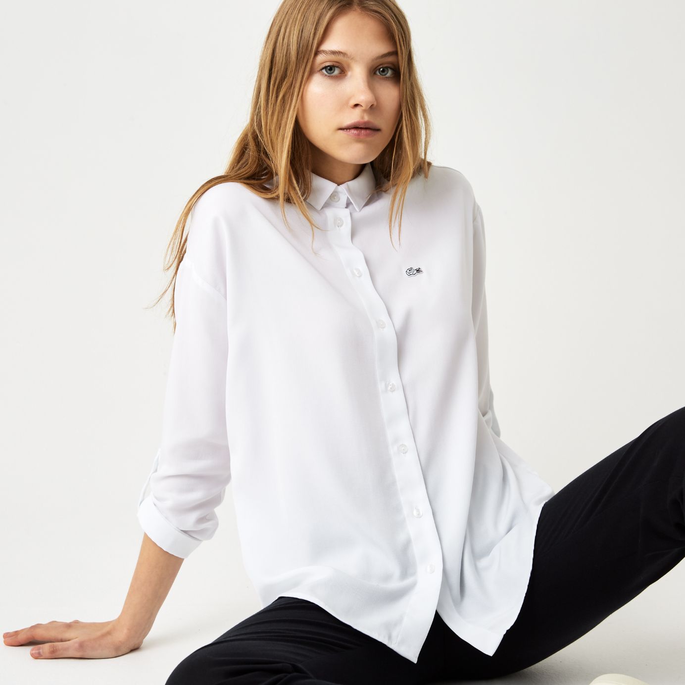 Рубашка Lacoste, для женщин Рубашка Lacoste, для женщин