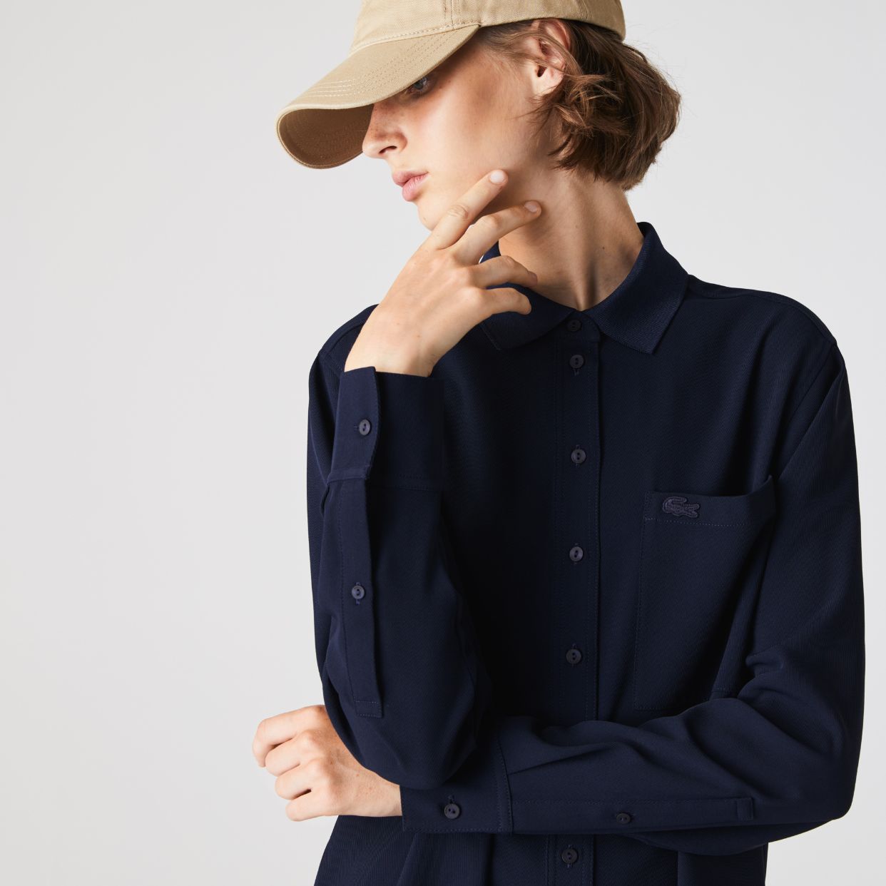 Рубашка Lacoste, для женщин Рубашка Lacoste, для женщин