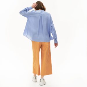 Рубашка Lacoste , цвет голубой, для женщин