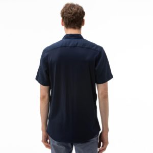 Рубашка Lacoste , цвет синий, для мужчин