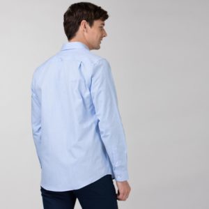 Рубашка Lacoste , цвет голубой, для мужчин
