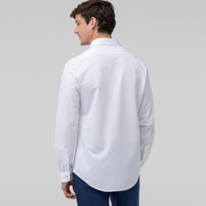 Рубашка Lacoste , цвет белый, для мужчин
