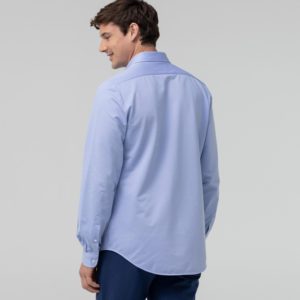 Рубашка Lacoste , цвет голубой, для мужчин