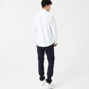 Рубашка Lacoste , цвет белый, для мужчин Рубашка Lacoste , цвет белый, для мужчин