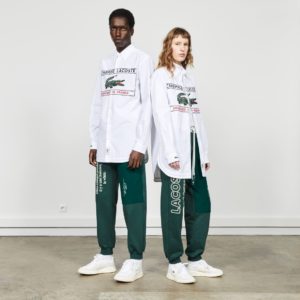 Рубашка Lacoste Fashion Show , цвет белый, для мужчин Рубашка Lacoste Fashion Show , цвет белый, для мужчин