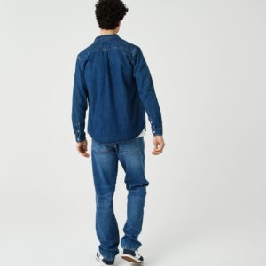 Рубашка Lacoste , цвет синий, для мужчин