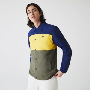 Рубашка Lacoste , цвет разноцветный, для мужчин Рубашка Lacoste , цвет разноцветный, для мужчин