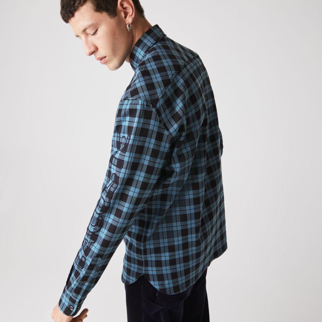Рубашка Lacoste L!VE , для мужчин Рубашка Lacoste L!VE , для мужчин