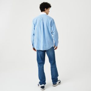 Рубашка Lacoste , цвет голубой, для мужчин