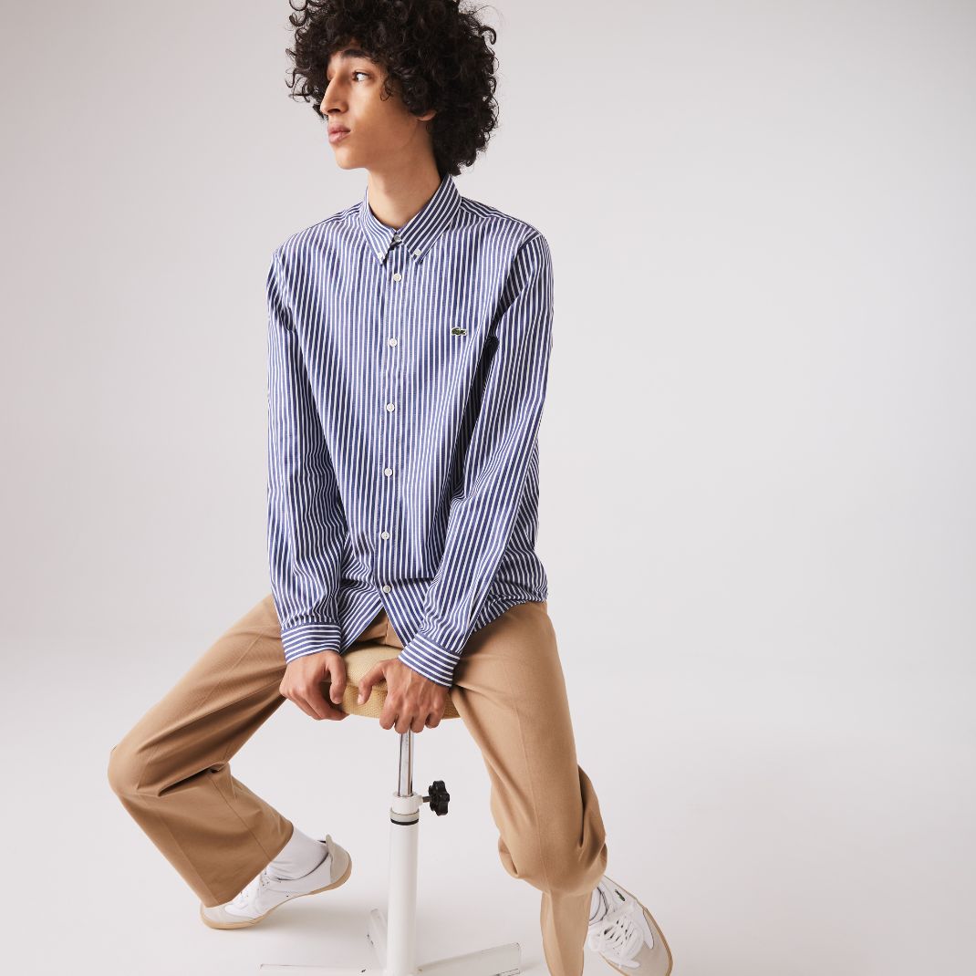 Рубашка Lacoste , для мужчин Рубашка Lacoste , для мужчин