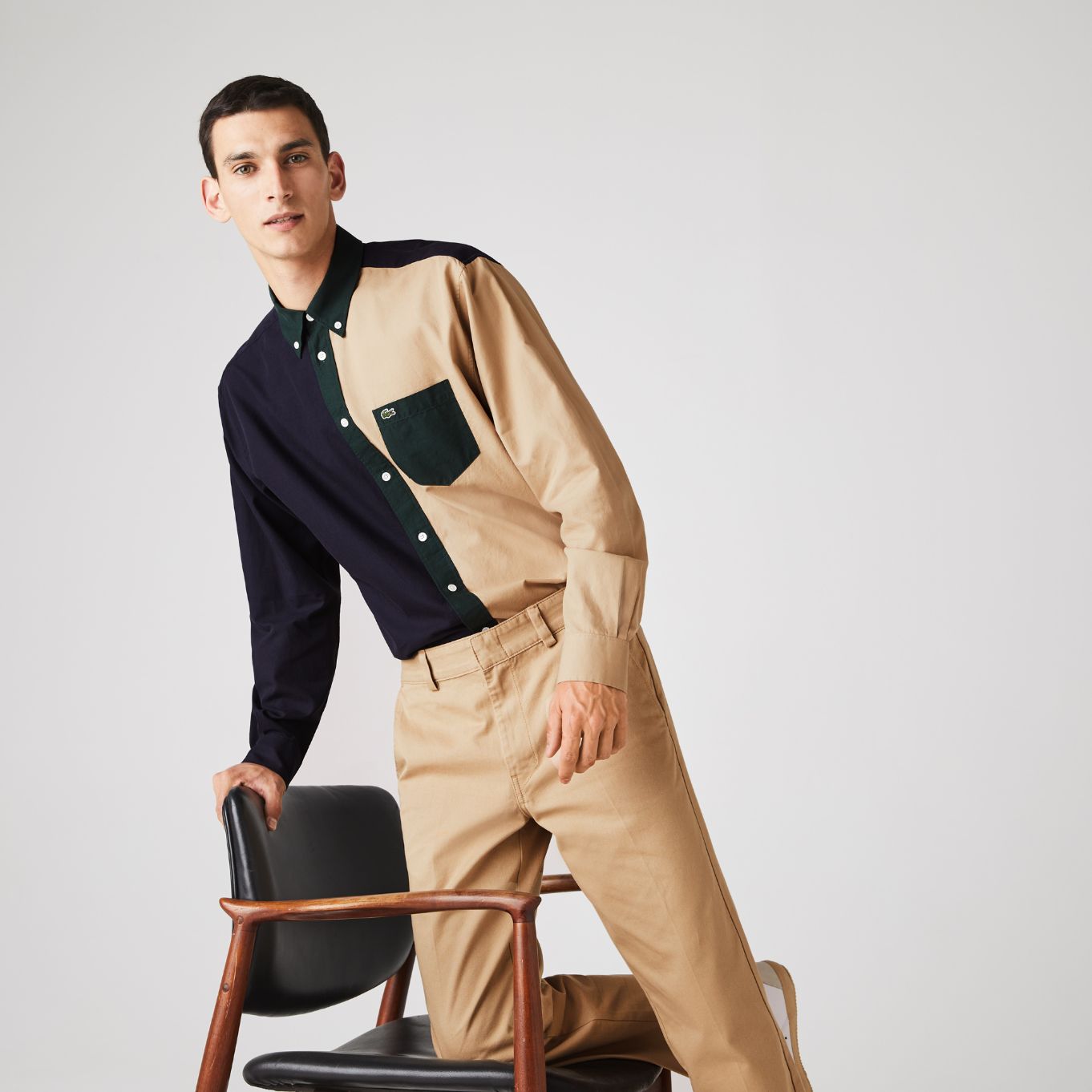 Рубашка Lacoste , для мужчин Рубашка Lacoste , для мужчин