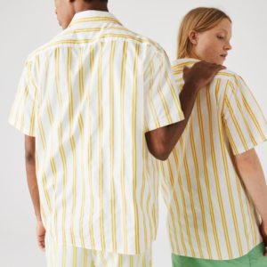 Рубашка Lacoste , цвет бежевый, для мужчин