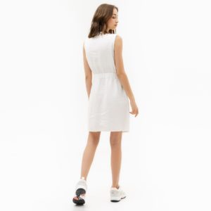 Платье Lacoste , цвет белый, для женщин