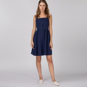 Платье Lacoste , цвет синий, для женщин Платье Lacoste , цвет синий, для женщин