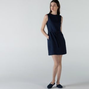 Платье Lacoste , цвет синий, для женщин Платье Lacoste , цвет синий, для женщин