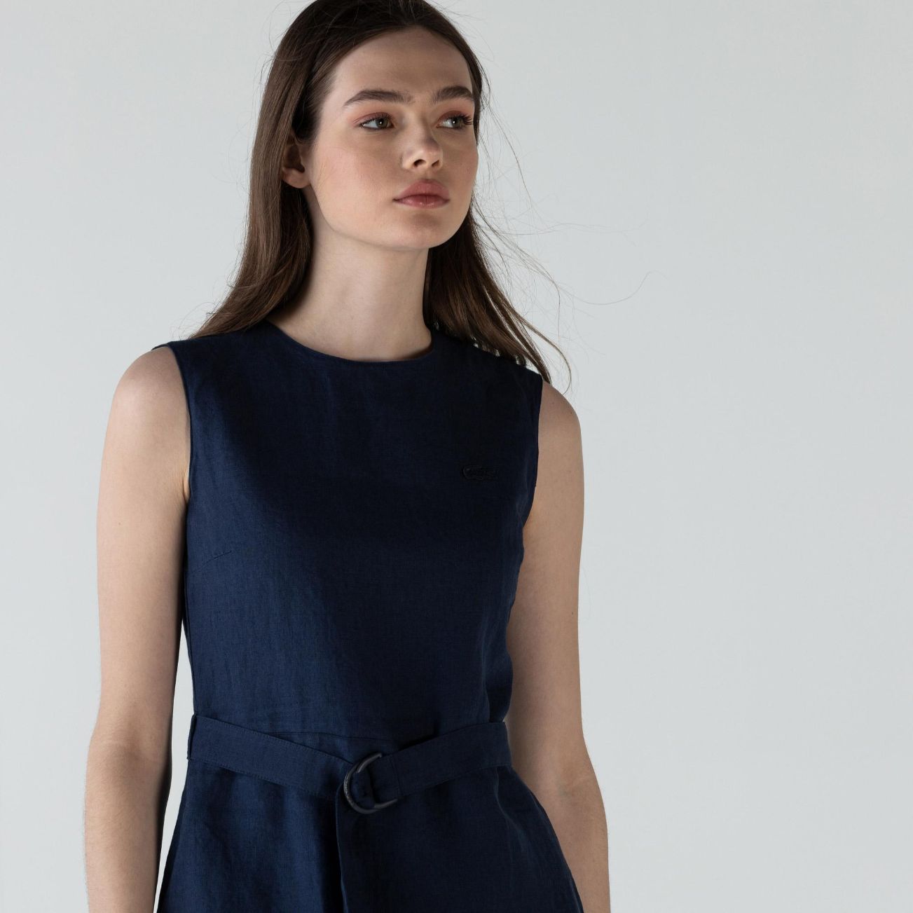 Платье Lacoste , цвет синий, для женщин Платье Lacoste , цвет синий, для женщин