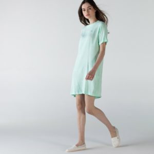 Платье Lacoste , цвет зеленый, для женщин Платье Lacoste , цвет зеленый, для женщин