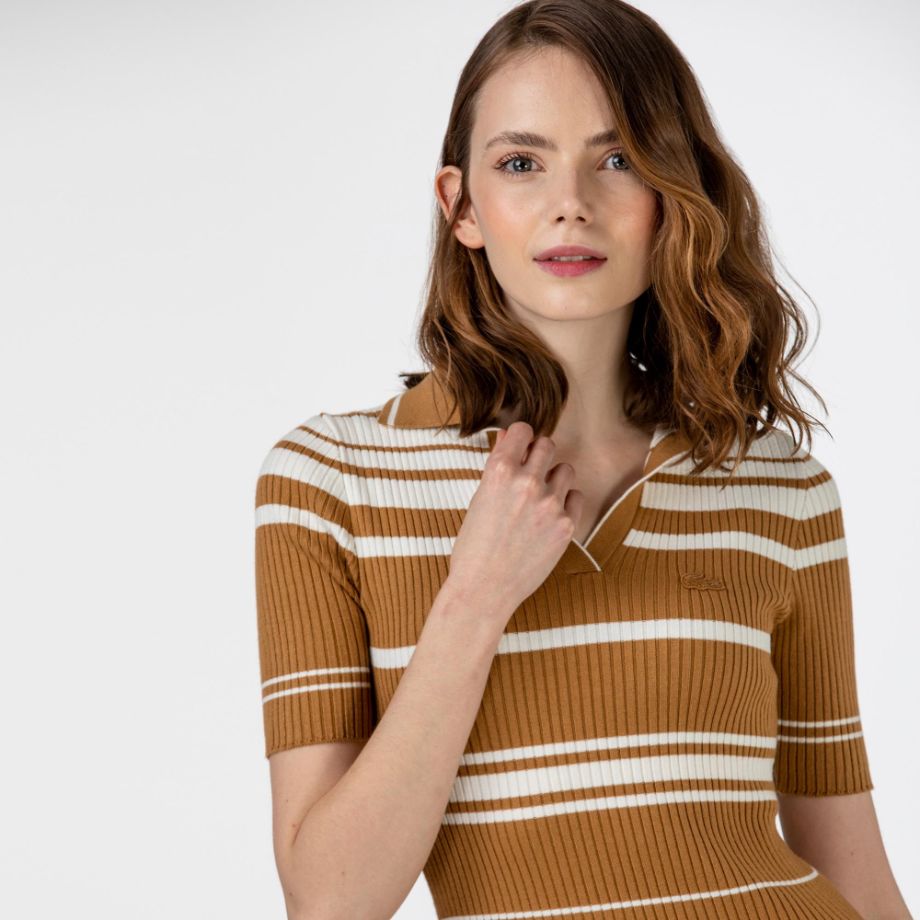Платье Lacoste , цвет разноцветный, для женщин Платье Lacoste , цвет разноцветный, для женщин