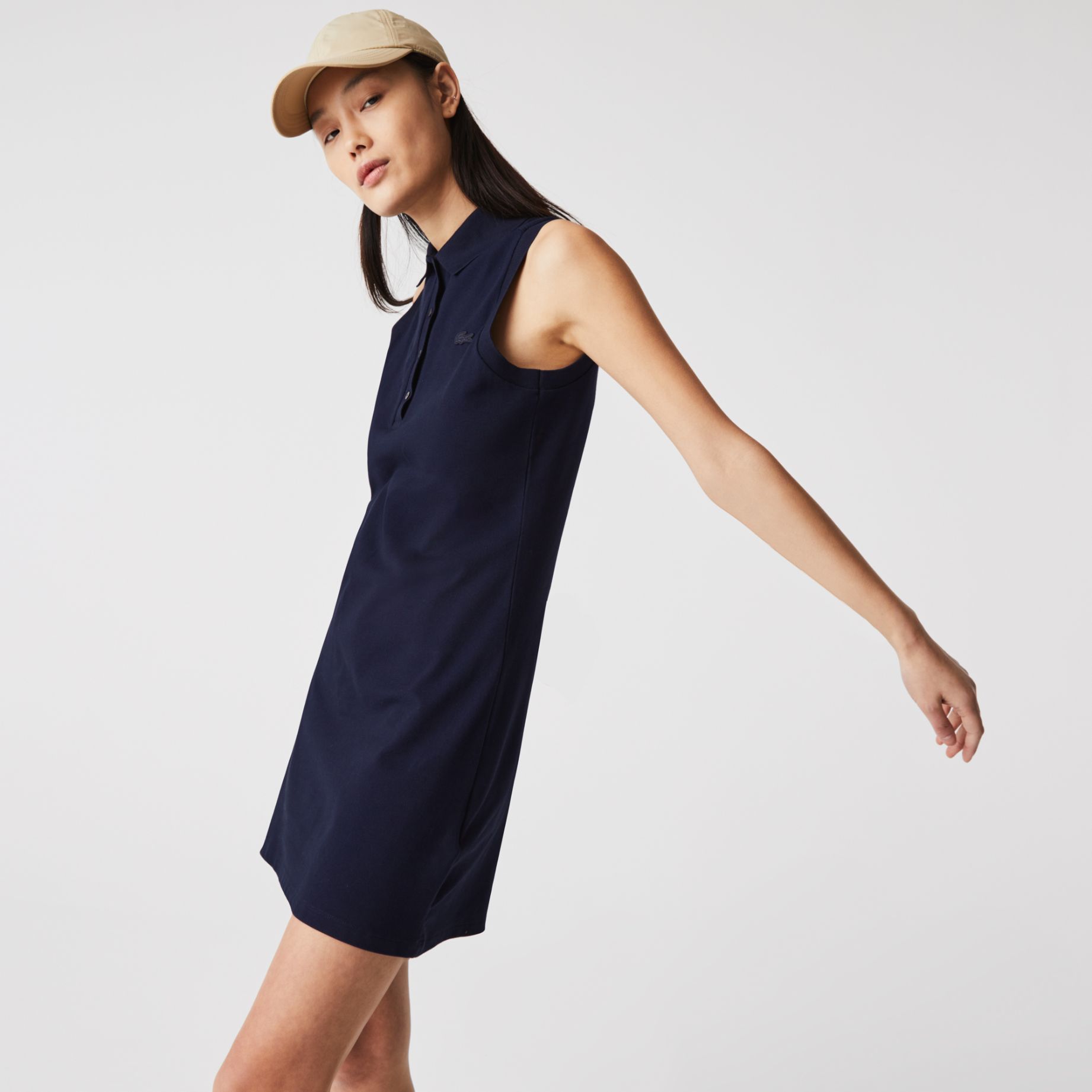 Платье Lacoste , цвет синий, для женщин Платье Lacoste , цвет синий, для женщин