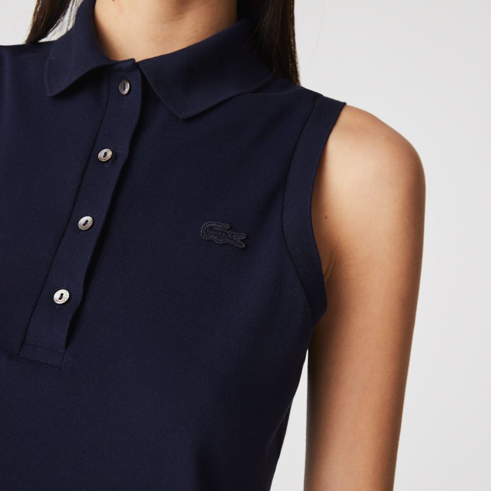 Платье Lacoste , цвет синий, для женщин Платье Lacoste , цвет синий, для женщин