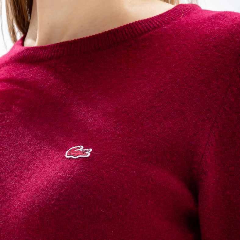 Платье Lacoste, цвет красный, для женщин Платье Lacoste, цвет красный, для женщин