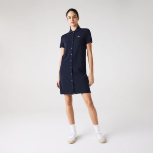 Платье Lacoste , цвет синий, для женщин