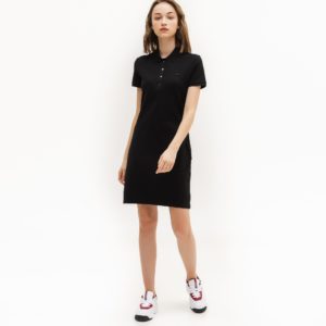 Платье Lacoste , цвет черный, для женщин Платье Lacoste , цвет черный, для женщин