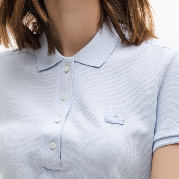 Платье Lacoste , цвет голубой, для женщин Платье Lacoste , цвет голубой, для женщин