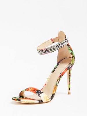 БОСОНОЖКИ KAHLUN С ЦВЕТАМИ Guess БОСОНОЖКИ KAHLUN С ЦВЕТАМИ Guess