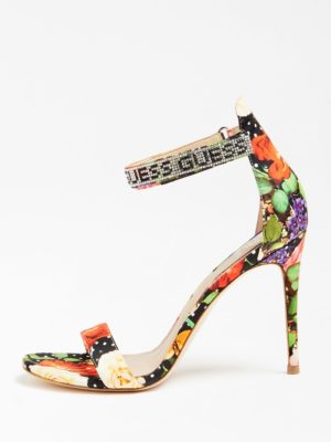 БОСОНОЖКИ KAHLUN С ЦВЕТАМИ Guess