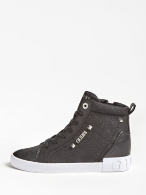 ВЫСОКИЕ СНИКЕРЫ PORTLY С ЛОГОТИПОМ Guess