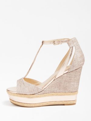 БОСОНОЖКИ НА ТАНКЕТКЕ GACE Guess