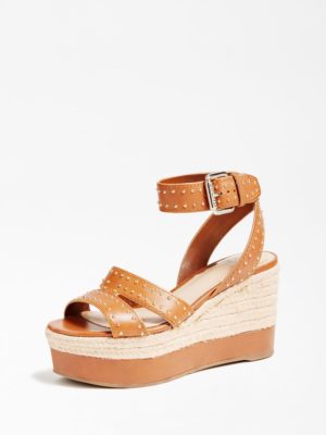 БОСОНОЖКИ НА ТАНКЕТКЕ LATANYE КОЖА Guess БОСОНОЖКИ НА ТАНКЕТКЕ LATANYE КОЖА Guess