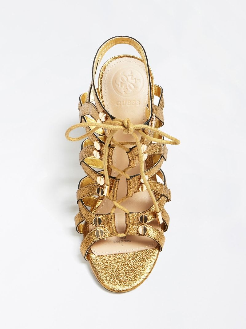 БОСОНОЖКИ KARLIE ИЗ КОЖИ Guess БОСОНОЖКИ KARLIE ИЗ КОЖИ Guess