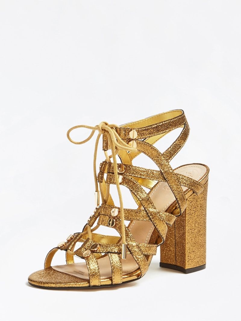 БОСОНОЖКИ KARLIE ИЗ КОЖИ Guess БОСОНОЖКИ KARLIE ИЗ КОЖИ Guess