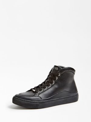 ВЫСОКИЕ КОЖАНЫЕ СНИКЕРЫ LARRY Guess ВЫСОКИЕ КОЖАНЫЕ СНИКЕРЫ LARRY Guess