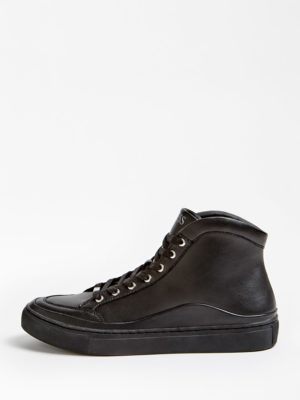 ВЫСОКИЕ КОЖАНЫЕ СНИКЕРЫ LARRY Guess