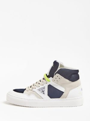 ВЫСОКИЕ СНИКЕРЫ BRUCE ИЗ КОЖИ Guess