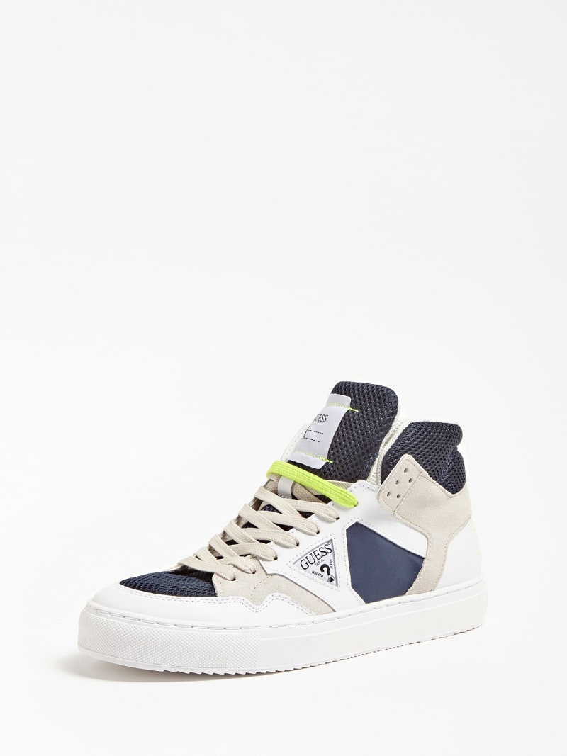 ВЫСОКИЕ СНИКЕРЫ BRUCE ИЗ КОЖИ Guess ВЫСОКИЕ СНИКЕРЫ BRUCE ИЗ КОЖИ Guess