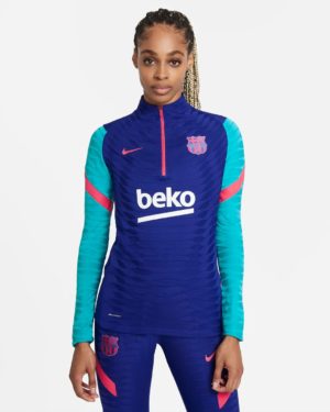 Женская футболка для футбольного тренинга FC Barcelona VaporKnit Strike FC Barcelona VaporKnit Strike