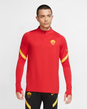 Мужская футболка для футбольного тренинга с молнией 1/4 A.S. Roma Strike A.S. Roma Strike