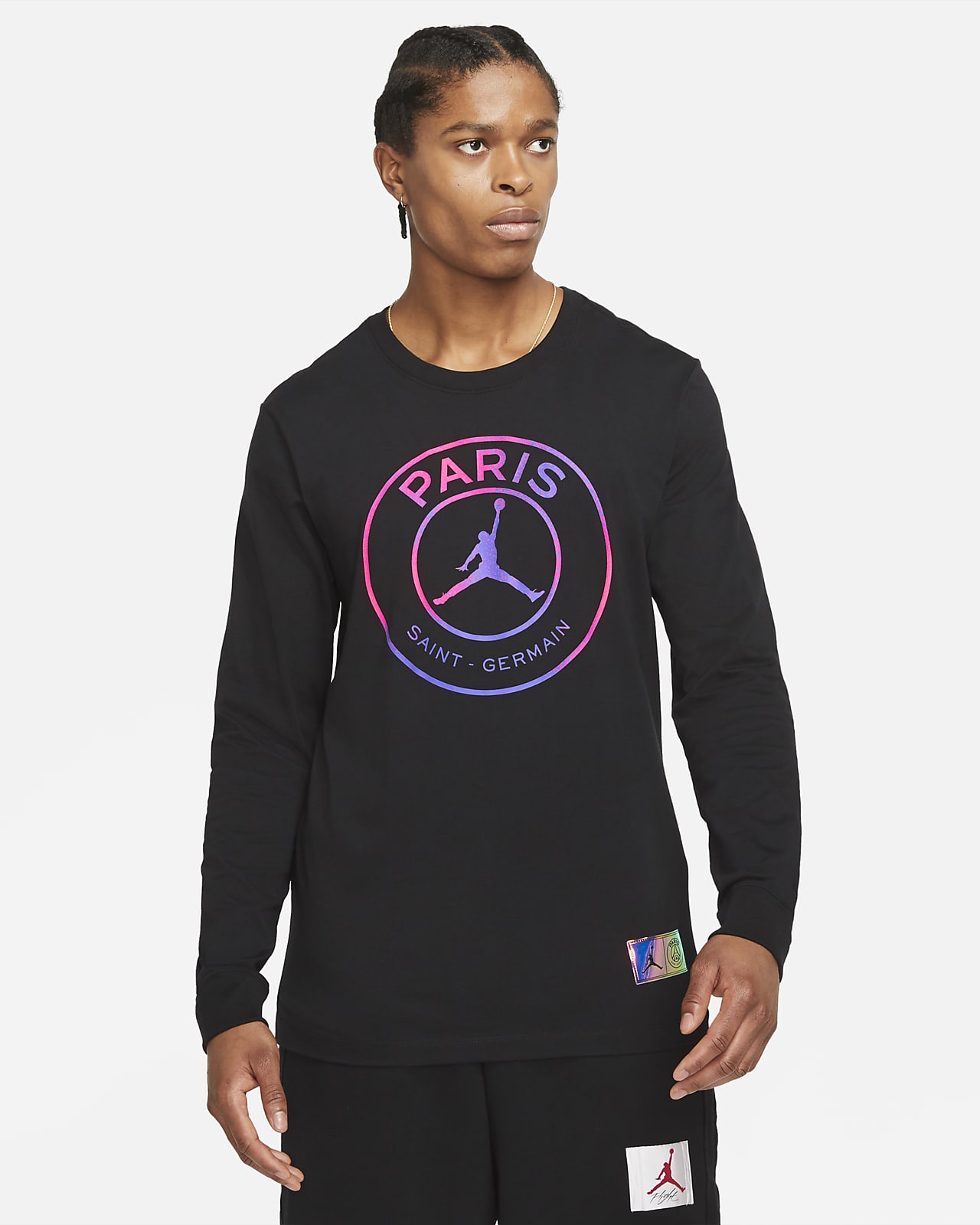 Мужская футболка с длинным рукавом Paris Saint-Germain Paris Saint-Germain Мужская футболка с длинным рукавом Paris Saint-Germain Paris Saint-Germain
