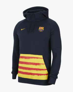 Мужская футбольная флисовая худи FC Barcelona FC Barcelona
