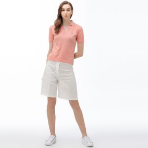 Шорты Lacoste , цвет белый, для женщин Шорты Lacoste , цвет белый, для женщин