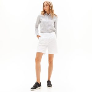 Шорты Lacoste , цвет бежевый, для женщин Шорты Lacoste , цвет бежевый, для женщин