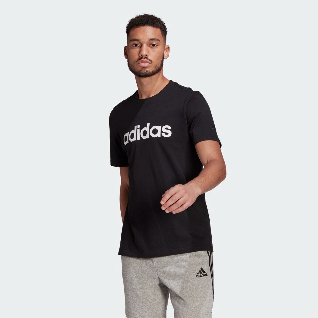 Футболка Essentials Linear Logo adidas Sport Inspired adidas Футболка Essentials Linear Logo adidas Sport Inspired adidas