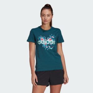 Футболка FARM Rio Floral Graphic adidas Sport Inspired adidas