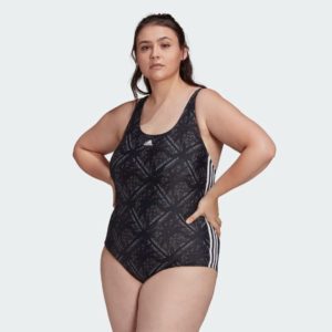 Слитный купальник SH3.RO 3-Stripes (Plus Size) adidas Performance adidas
